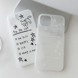 Black - To do list Phone Case_matt