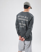 バックレタリングオーバ－Tシャツ