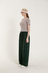 マルチカラーストライプTシャツ/MULTI COLOR STRIPE T.SHIRT