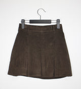 フラットミニスカート/Flat mini skirt (4color)