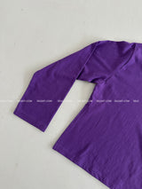 アンバランスオフショルダーノットTシャツ