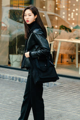 ニューアチュククロスバッグ (ブラック) / NEW AH CHOO CROSS BAG (BLACK) (6596952686710)