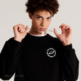 リボルブスウェット / Revolve Sweatshirt Black (4595379896438)