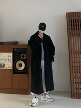 Nus. Black Mac Coat(봄 가을)