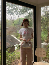 ピンクリボン半袖Tシャツ