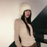 Lanjet Angora Fur Trooper Hat Beanie