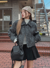 モヘアベリークロップジャケット