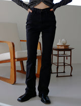 ブラックティーブラッシュブーツカットデニム/no.2263 Black Tee Brushed Bootcut Denim [ M/L Size]
