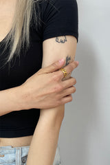 no.36リング / no.36 ring gold (freesize)