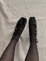 heart point stocking (black)