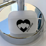 White - Love affair AirPods Case_matt