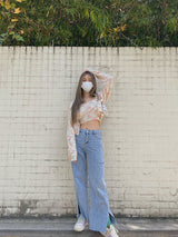cotton candy cardigan set (6686089904246)