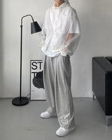 プラスティックミックスジップアップ / OWN Plastic Mix Zip-Up (2 colors)