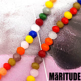 スマイルレインボーネックレス / SMILE RAINBOW NECKLACE /  AB6IX 착용