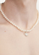 Emblem Pearl Necklace