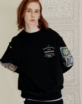 GRANNY SQUARE SWEATSHIRT BLACK (6691428434038)