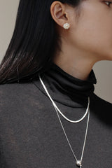 Rice ball earrings