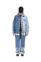 BBD Division Reverse Denim Jacket (Blue)