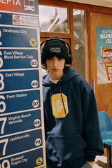 Soft Angora Navy Beanie [Unisex]
