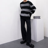 EVヘアーオーナメントストライプニット/EV Hair Ornament Striped Knitwear (3 colors)