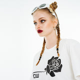 スリーピングローズTシャツ / Sleeping Rose T-shirt [White]