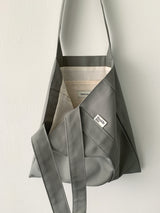Oxford simple line bag - gray