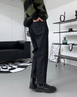 レギュラーデニムパンツ/TA Regular Black denim
