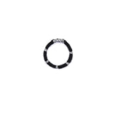 レターリング1 / [CCNMADE] LETTER RING 1 (Black&Silver)