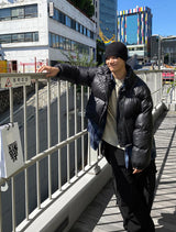 No.0428 クロップパディングジャンパー-ダウンジャケット