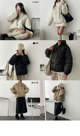 Luna Knitwear 衿キルティングパッド入りジャンパー