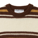 ストライプモヘアニット / Express Holiday Stripe Mohair Knit_Brown