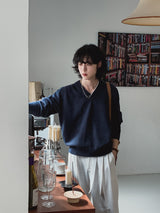 モストウィッシュVネックニット