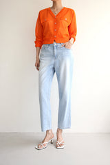 ハニーボーイ・ジーンズ／クロップストレートデニムパンツ / HONEYBOY JEANS / CROP STRAIGHT DENIM PANTS