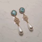 アクアマリンプリンセスピアス / Aquamarine Princess Piercing