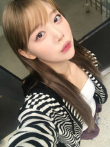 Camila stripe zip up