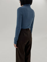 シンストライプウォームポーラーTシャツ/Thin Stripe Warm Polar T-shirt (4color)