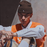 マシュマロビーニー/MARSHMALLOW BEANIE-BROWN