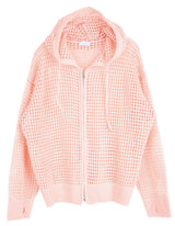 No.9423 net hood KNIT ZIP-UP (4color) (6699025858678)