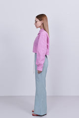クロップシャツ / crease crop shirts