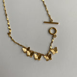 ビンテージバタフライトグルバーネックレス/jn Vintage Butterfly Toggle Bar Necklace