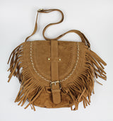スエード フリンジ ショルダーバッグ / suede fringed shoulder bag