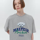 マルチーズキャプテンゴーレムTシャツ/Maltese captain GOOREUM half sleeve tshirt