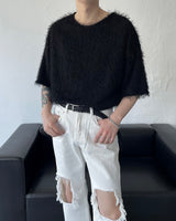 90's ソルモヘアショートスリーブTシャツ / 90's Sol Mohair Short-Sleeved T-Shirt (3 colors)