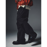 カーターダイアゴナルジップパラシュートパンツ / CARTER DIAGONAL ZIP PARASHUTE PANTS_BK