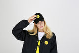 SMILE LOGO BALLCAP (BLACK) (6699085496438)