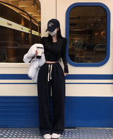 [BELLIDE MADE] Mushroom Wool Napping Wide Pocket Sweat Pants