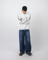 ベルトループディティールフラップデニムジーンズ / belt loop detail flap denim jeans
