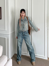 ティーン ローラー ライズ デニムパンツ / no.5179 Teen Roller Rise Denim Pants