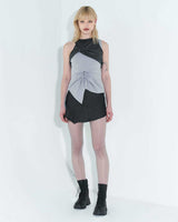 チェーンリンクレイヤードトップ / Chain Link Layered Top _ Grey