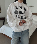 チェアフーディー/Chair Hooded T-shirt (2color)